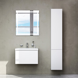 Мебель для ванной Am.Pm Gem 60 подвесная, один ящик, белый глянец