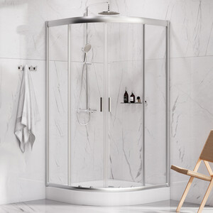Душевой уголок Am.Pm Gem 100x100 прозрачный, матовое серебро (W90G-401-100WT)