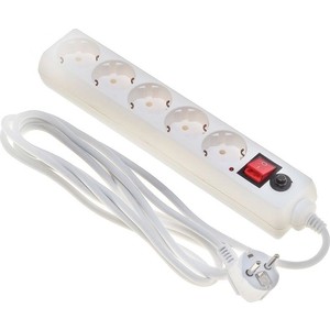 Сетевой фильтр Buro 500SH-3-W 3м (5 розеток) белый