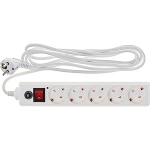 Сетевой фильтр Buro 500SH-3-W 3м (5 розеток) белый