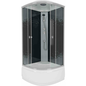 Душевая кабина Niagara NG-7509-14 BLACK 100х100х215