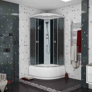 Душевая кабина Niagara NG-7509-14 BLACK 100х100х215