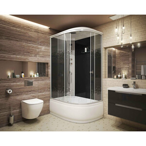 Душевая кабина Niagara NG-7510-14L BLACK 120х80х215 левая