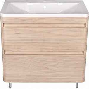 Тумба под раковину Style line Атлантика 60 напольная, ясень перламутр (СС-00002216)