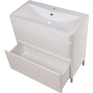 Тумба под раковину Style line Атлантика Люкс 90 напольная, антискрейч (СС-00002212)