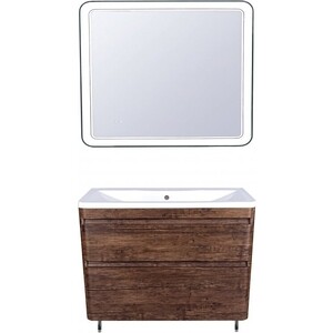 Мебель для ванной Style line Атлантика Люкс 90 напольная, старое дерево