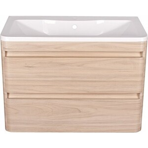 Тумба под раковину Style line Атлантика 90 подвесная, ясень перламутр (СС-00002219)