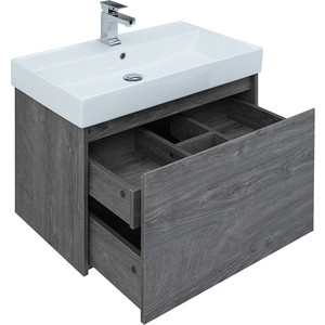 Тумба под раковину Aquanet Nova Lite 75 один ящик, дуб рошелье (242274)