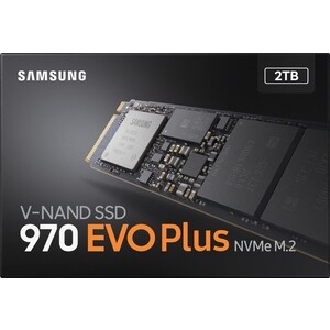 SSD накопитель Samsung 2Tb 970 EVO Plus M.2 MZ-V7S2T0BW