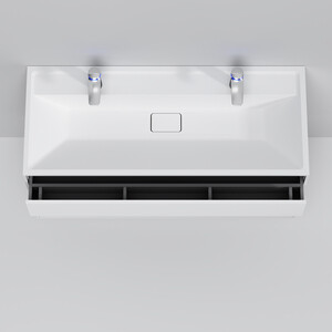 Тумба под раковину Am.Pm Inspire 2.0 120 подвесная, белая матовая (M50AFHX1203WM)