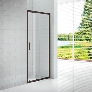 Душевая дверь Cezares Eco BF-1 120x190 прозрачная, черная (ECO-O-BF-1-120-C-NERO)