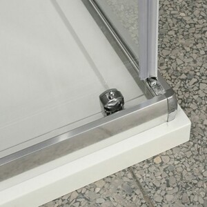 Душевой уголок BelBagno Unique A-2 80х80 с поддоном, рифленый Punto, хром (UNIQUE-A-2-75/90-P-Cr, ЛП00007)