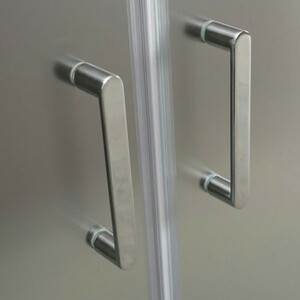 Душевая дверь BelBagno Unique BF-2 170-200x190 рифленая Punto, хром (UNIQUE-BF-2-170/200-P-Cr)