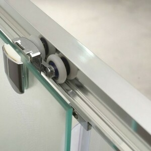 Душевая дверь BelBagno Unique BF-1 100-115x190 рифленая Punto, хром (UNIQUE-BF-1-100/115-P-Cr)