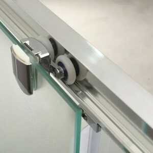 Душевая дверь BelBagno Unique BF-2 170-200x190 рифленая Punto, хром (UNIQUE-BF-2-170/200-P-Cr)