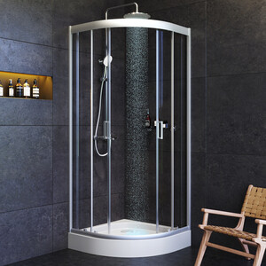 Душевой уголок Am.Pm Gem 80x80 прозрачный, матовое серебро (W90G-401-080WT)