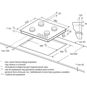 Газовая варочная панель Graude GS 60.2 E