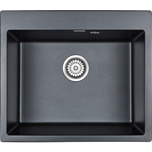 Кухонная мойка Paulmark Kante черный металлик (PM106052-BLM)