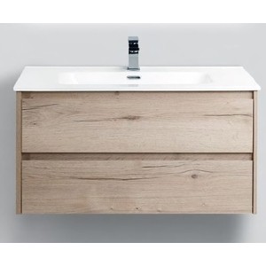 Тумба под раковину BelBagno Kraft 100, Rovere Galifax Bianco (KRAFT-1000-2C-SO-RGB)