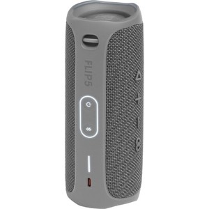 Портативная колонка JBL Flip 5 (JBLFLIP5GRY) (стерео, 20Вт, Bluetooth, 12 ч) серый