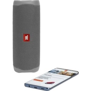 Портативная колонка JBL Flip 5 (JBLFLIP5GRY) (стерео, 20Вт, Bluetooth, 12 ч) серый