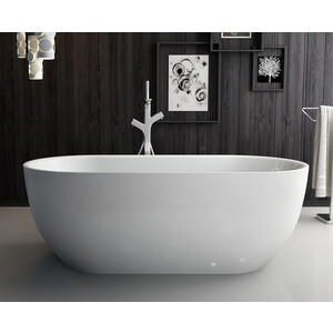 Акриловая ванна BelBagno 170x80 слив-перелив хром (BB70-1700-800)