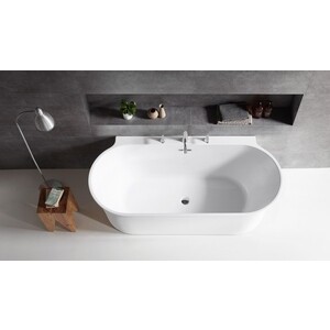 Акриловая ванна BelBagno 170x80 слив-перелив хром (BB409-1700-800)