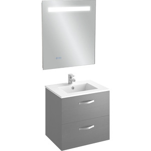 Мебель для ванной Jacob Delafon Ola 60 серый антрацит, 2 ящика