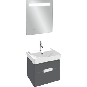 Мебель для ванной Jacob Delafon Reve 60 серый антрацит