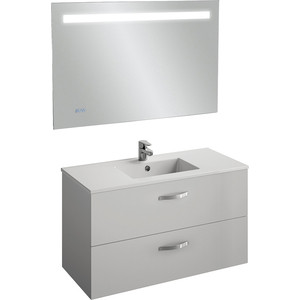 Мебель для ванной Jacob Delafon Ola 100 белый блестящий, с 2 ящиками