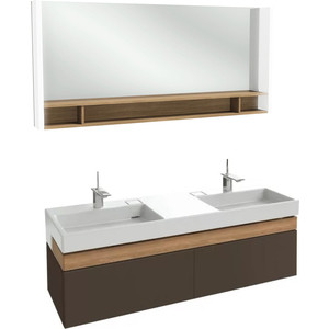 Мебель для ванной Jacob Delafon Terrace 150 ледяной коричневый