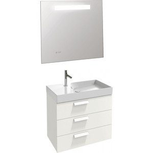 Мебель для ванной Jacob Delafon Rythmik 80 белый блестящий, 3 ящика