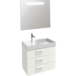 Мебель для ванной Jacob Delafon Rythmik 80 белый блестящий, с 3 ящиками