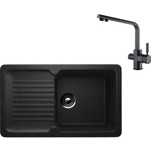 Кухонная мойка и смеситель Ulgran U-506 Kaiser Decor под фильтр (U-506-308, 40144-2)