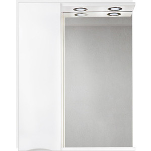 Зеркальный шкаф BelBagno Marino левый, белый (MARINO-SPC-600/750-1A-BL-P-L)