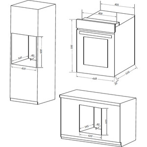 Электрический духовой шкаф MAUNFELD EOEC516W