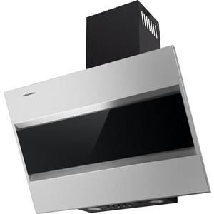 Вытяжка MAUNFELD Bridge 60 нержавеющая сталь\черное стекло