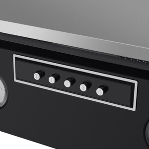 Вытяжка MAUNFELD Bridge 60 нержавеющая сталь\черное стекло