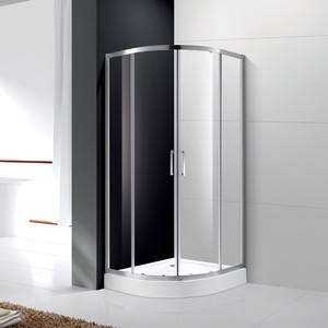 Душевой уголок Cezares Molveno R-2 80x80 прозрачный, хром (MOLVENO-R-2-80-C-Cr-IV)