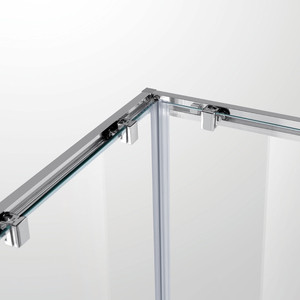 Душевой уголок Cezares Molveno A-2 90x90 рифленый Punto, хром (MOLVENO-A-2-90-P-Cr)