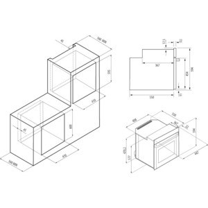 Электрический духовой шкаф Krona SONATA 45 BL