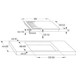 Комбинированная варочная панель Gorenje GCE691BSC