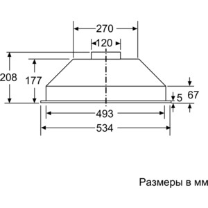 Вытяжка встраиваемая Bosch DLN53AA50