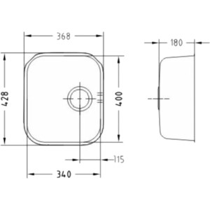 Кухонная мойка Alveus Variant 40 нержавеющая сталь (1009392)