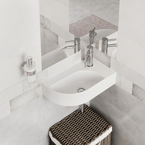 Раковина Cersanit Cameo 45х25 угловая, правая (S-UM-CAM45/1-w)