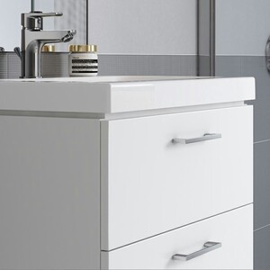 Тумба с раковиной Cersanit Lara 60 белая (64133, S-UM-COM60/1-w)