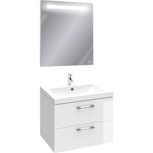 Тумба с раковиной Cersanit Lara 60 белая (64133, S-UM-COM60/1-w)
