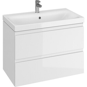 Тумба с раковиной Cersanit Moduo 80 белая (64141, S-UM-MOD80/1)