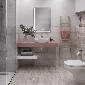 Зеркало Cersanit Led 050 Design Pro 55х80 антизапотевание, с подсветкой (KN-LU-LED050*55-p-Os)