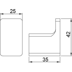 Крючок Timo Selene черный (14011/03)